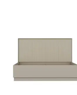 Rám dvoulůžkové postele s čelem Kale 160 x 200 - Stone