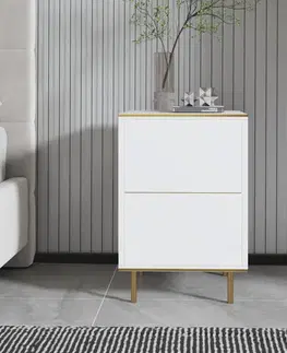 Noční stolek Imaj Marble White