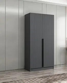 Šatní skříň Kale Plus Membrane Anthracite - 210