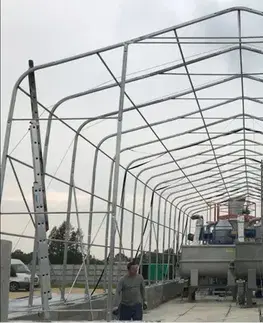 Skladová hala XXL 6x12m šedá
