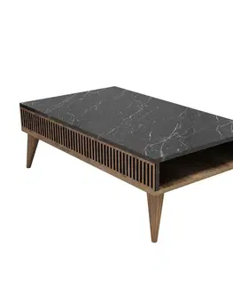 Konferenční stolek Milan Walnut Black