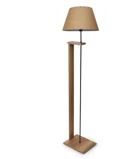Dřevěná stojací lampa AYD-3128