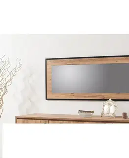 Zrcadlo Idea Black and Atlantic Pine, 150 cm, L