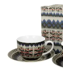 DUO - Sada přátelská vánoční 280ml 2 x šálek a 2 x podšálek