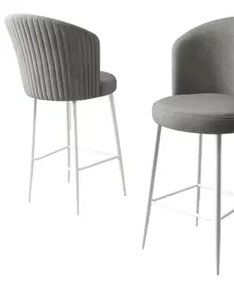 Sada barových židlí Alte Grey and White, 2 ks, 2 ks