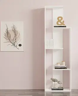 Knihovna Wand White
