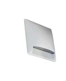Panlux PN42100021 Zahradní LED nástěnné svítidlo Leon square bílá, 4 W