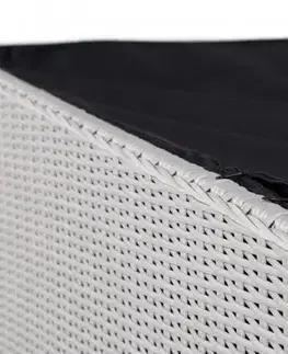 Zahradní úložný box polyratan 1037 l