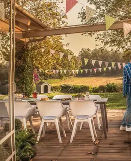 KETER Zahradní stolek BUNCH BAR RATTAN | hnědá
