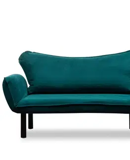 Dvoumístná rozkládací pohovka Chatto - Petrol Blue