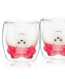 4Home Termo sklenice Hot&Cool Lady Bear 250 ml, 2 ks
