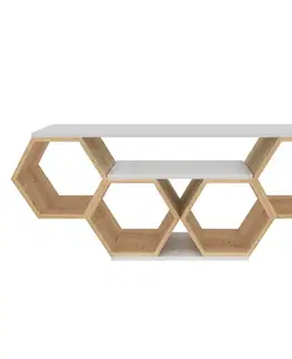 TV stolek Bal - White, Sonomo