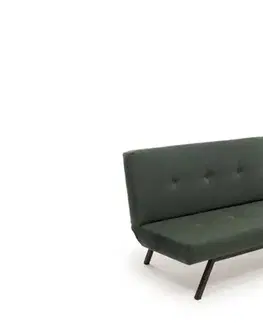 Trojmístná rozkládací pohovka Zola - Green