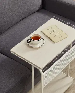 Odkládací stolek E1012 CRM, krémová
