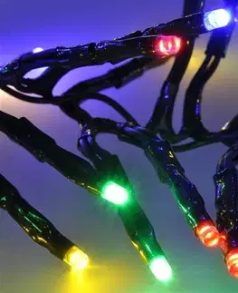 Solight 1V11-M Vánoční LED řetěz se zvukovým senzorem Cluster 576 LED, barevná, 5 m