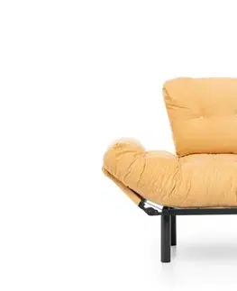 Křeslo ušák Nitta Single - Mustard