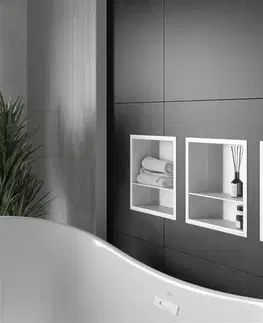MEXEN X-Wall-R modul pro vestavbu do stěny s poličkou 30 x 30, bílá 1920303010S