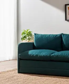 Dvoumístná rozkládací pohovka Saga XL 2-Seater - Petrol Green