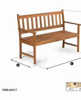 FDZN 4013 Zahr. lavice 2 míst. FIELDMANN