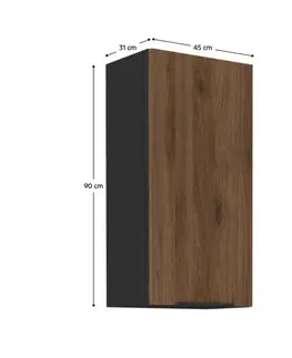 Horní skříňka MENZO 45 G-90 1F Tempo Kondela