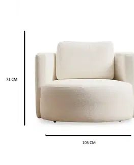 Křeslo Asos Cream Wing
