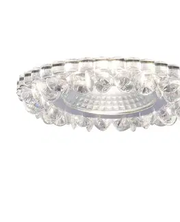 Kulaté stropní svítidlo, bezbarvé, LED, 5W, SAK-03