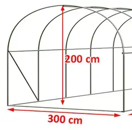 Zahradní fóliovník 3x10m zelená