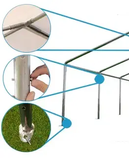 Zahradní párty stan 5x6m EKONOMY