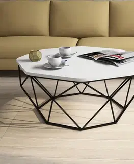 Konferenční stolek Diamond - White