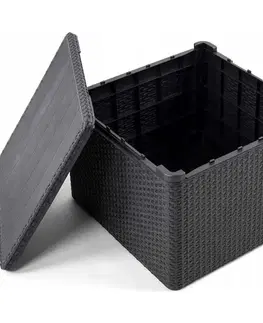 KETER Zahradní set MARIANNE 5 corner storage table | grafit