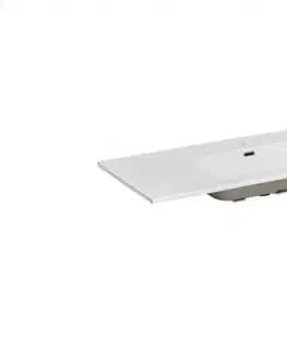 ArtCom Keramické umyvadlo GO 120 | bílý lesk 120 cm