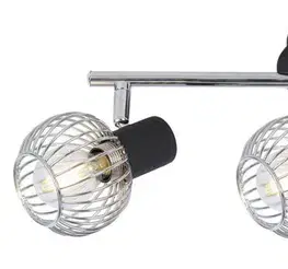 Nástěnná lampa Oslo Strip e14 černá/chrom