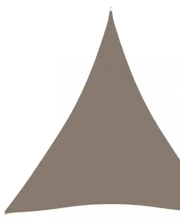 Stínící plachta trojúhelníková 5 x 5 x 5 m oxfordská látka Dekorhome