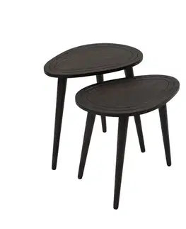 Sada odkládacích stolků (2 kusy) Sweet Set - Anthracite