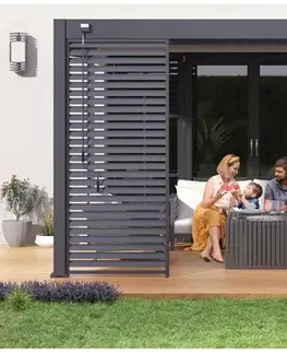 Fixní hliníkový panel zastínění pro bioklimatickou pergolu Rojaplast