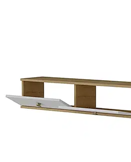 Komoda Zuzu 120 - Sapphire Oak, White