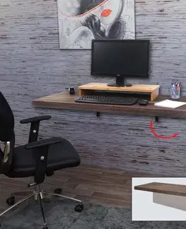Závěsná police / stůl Dekorhome