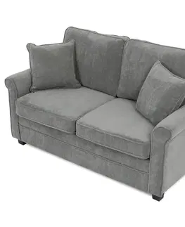 Dvoumístná pohovka ASB-4170 GREY2, manžestr, šedá