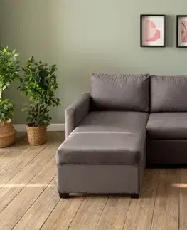 Rohová rozkládací pohovka Kado - Grey