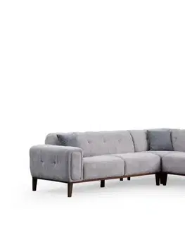 Rohová sedací souprava Athena Corner L2-C-3R - Light Grey