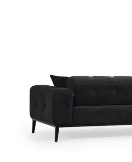 Trojmístná rozkládací pohovka Athena 3 Seater - Black