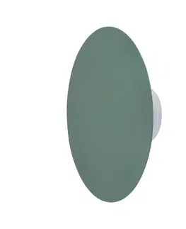 Zelená kovová LED nástěnná lampa 6W 250mm Holar Ledea
