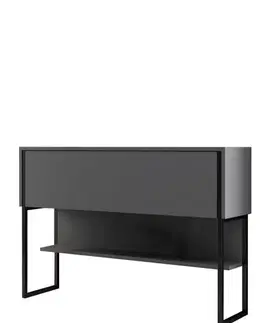 Komoda Luxe - Black, Anthracite