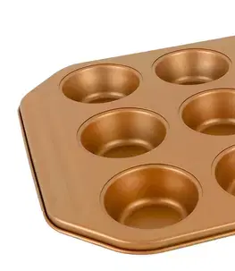 PROHOME - Forma na muffiny 12ks GOLD