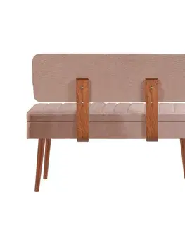Jídelní set s rozkládacím stolem a židlemi (5 kusů) Vina 0900 - 4 - Walnut, Stone