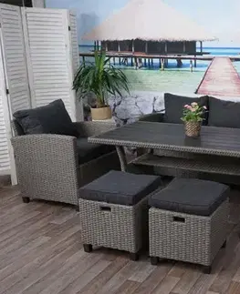 Zahradní sedací souprava 6 ks