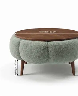 Konferenční stolek PAPATYA 60 WALNUT