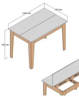 Jídelní stůl Kiev Walnut