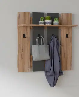 Nástěnný věšák Mita Walnut