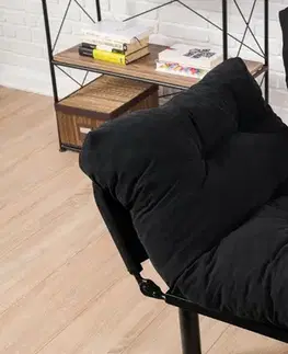 Rozkládací pohovka Nitta Black